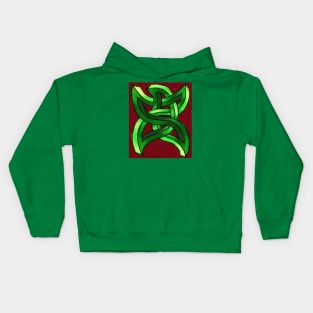 Dancing Inter-dimensional Star Celtic Cat Kids Hoodie